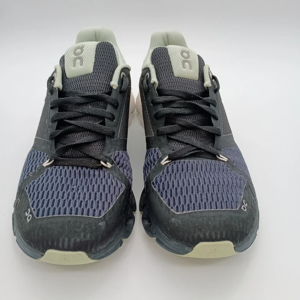 On Cloud Cloudflyer Running Shoes Womens 10 Black White Mint Helion - Picture 2 of 11